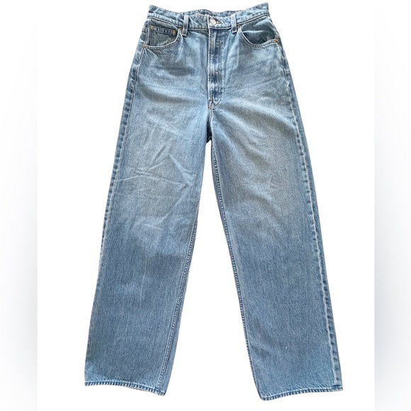 MOTHER Denim - Mother Jeans SNACKS! The Yummy Puddle Wide Leg Jeans in Delicious Size 27 EUC